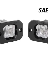 Diode Dynamics Stage Series C1 LED Pod White SAE/DOT Fog Flush ABL (PAIR)                                     - DD6850P - Image 2