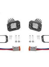 Diode Dynamics Stage Series C1 LED Pod White SAE/DOT Fog Flush ABL (PAIR)                                     - DD6850P - Image 4