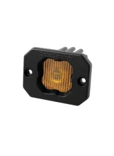 Diode Dynamics Stage Series C1 LED Pod Yellow SAE/DOT Fog Flush ABL (ONE)                                     - DD6851S - Image 5