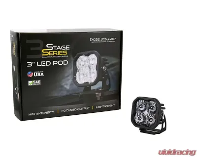 Diode Dynamics SS3 Sport ABL White Combo Standard (SINGLE) - DD6865S
