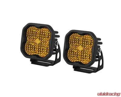Diode Dynamics SS3 Pro ABL Yellow Flood Standard (PAIR) - DD6891P