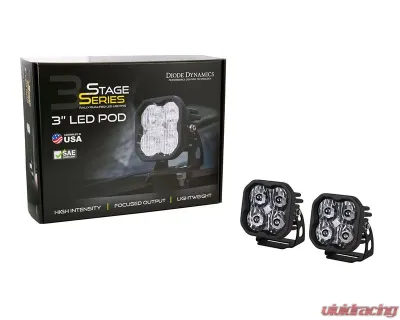 Diode Dynamics SS3 Max ABL White Driving Standard (PAIR) - DD6895P