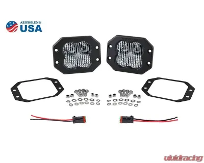 Diode Dynamics SS3 Sport ABL White Flood Flush (PAIR) - DD6916P