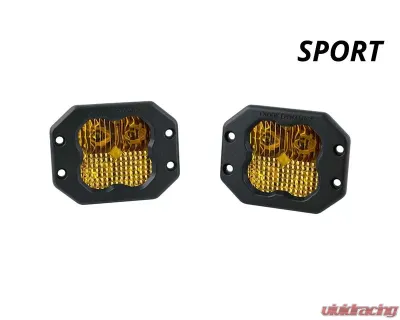 Diode Dynamics SS3 Sport ABL Yellow Driving Flush (PAIR) - DD6923P