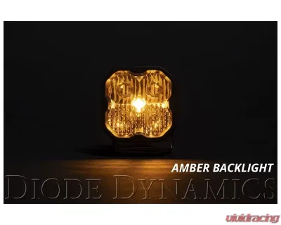 Diode Dynamics SS3 Pro ABL Yellow Driving Flush (PAIR) - DD6939P