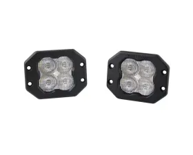 Diode Dynamics SS3 Pro ABL White SAE Fog Flush (PAIR)