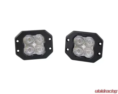 Diode Dynamics SS3 Pro ABL White SAE Fog Flush (PAIR) - DD6930P