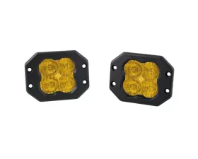 Diode Dynamics SS3 Pro ABL Yellow SAE Fog Flush (PAIR)