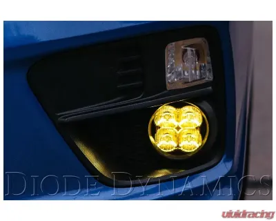 Diode Dynamics SS3 Sport Type A Kit ABL Yellow SAE Fog Acura | Ford | Fiat | Honda | Nissan | Scion | Subaru 2004-2022 - DD6981