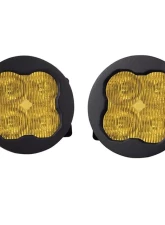 Diode Dynamics SS3 Sport Type A Kit ABL Yellow SAE Fog Acura | Ford | Fiat | Honda | Nissan | Scion | Subaru 2004-2022                                     - DD6981 - Image 3