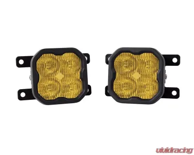 Diode Dynamics SS3 Max Type AS Kit ABL Yellow SAE Fog Ford | Ram | Subaru 2009-2022 - DD6994
