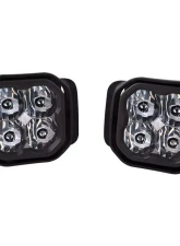 Diode Dynamics SS3 Sport Type F2 Kit ABL White SAE Fog Ford F150 | F250 | F300 2015-2021                                     - DD7012 - Image 4
