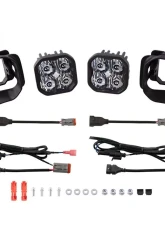 Diode Dynamics SS3 Sport Type F2 Kit ABL White SAE Fog Ford F150 | F250 | F300 2015-2021                                     - DD7012 - Image 8