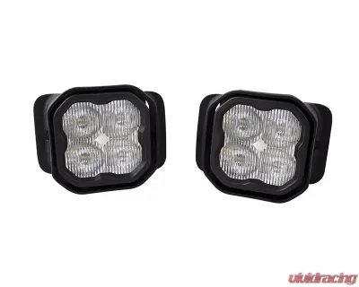 Diode Dynamics SS3 Sport Type F2 Kit ABL White SAE Fog Ford F150 | F250 | F300 2015-2021 - DD7012