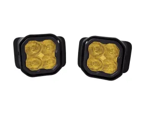 Diode Dynamics SS3 Max Type F2 Kit ABL Yellow SAE Fog Ford F150 | F250 | F300 2015-2021