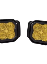 Diode Dynamics SS3 Max Type F2 Kit ABL Yellow SAE Fog Ford F150 | F250 | F300 2015-2021                                     - DD7018 - Image 9
