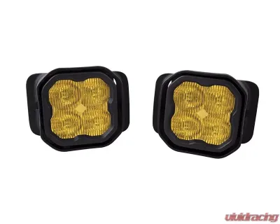 Diode Dynamics SS3 Max Type F2 Kit ABL Yellow SAE Fog Ford F150 | F250 | F300 2015-2021 - DD7018