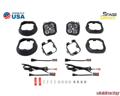 Diode Dynamics SS3 Max Type GM Kit ABL Yellow SAE Fog Chevrolet | Ford |GMC | Pontiac 2007-2021 - DD7034