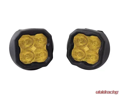 Diode Dynamics SS3 Max Type GM Kit ABL Yellow SAE Fog Chevrolet | Ford |GMC | Pontiac 2007-2021 - DD7034