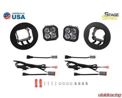 Diode Dynamics SS3 Max Type GM-5 Kit ABL Yellow SAE Fog - DD7042