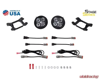 Diode Dynamics SS3 Max Type M Kit ABL White SAE Fog Chrysler | Dodge | Jeep 2005-2022 - DD7049