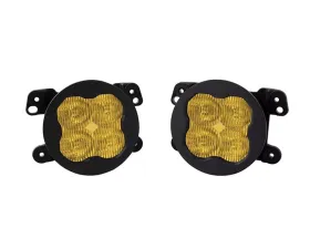 Diode Dynamics SS3 Max Type M Kit ABL Yellow SAE Fog Chrysler | Dodge | Jeep 2005-2022