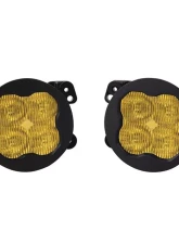 Diode Dynamics SS3 Max Type M Kit ABL Yellow SAE Fog Chrysler | Dodge | Jeep 2005-2022                                     - DD7050 - Image 9