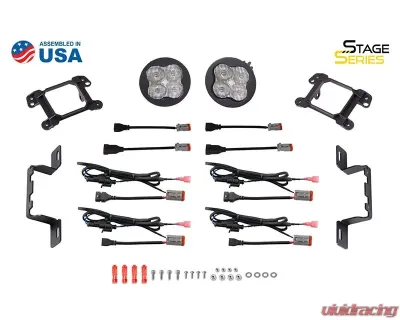 Diode Dynamics SS3 Max Type MR Kit ABL Yellow SAE Fog - DD7058