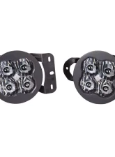 Diode Dynamics SS3 Max Type MS Kit ABL Yellow SAE Fog Jeep Wrangler | Gladiator 2018-2021                                     - DD7066 - Image 3