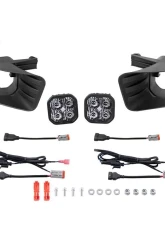 Diode Dynamics SS3 Sport Type Ram Horizontal Kit ABL Yellow SAE Fog Dodge | Ram 2009-2018                                     - DD7077 - Image 8