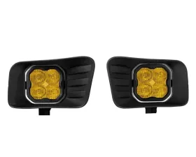 Diode Dynamics SS3 Max Type Ram Horizontal Kit ABL Yellow SAE Fog Dodge | Ram 2009-2018