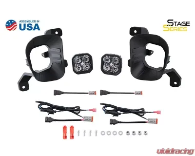 Diode Dynamics SS3 Max Type Ram Vertical Kit ABL White SAE Fog - DD7089