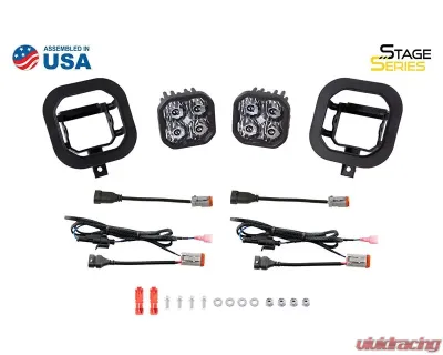 Diode Dynamics SS3 Max Type SD Kit ABL Yellow SAE Fog Ford F250 | F350 2011-2016 - DD7098