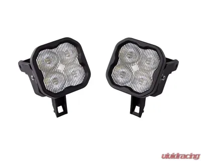 Diode Dynamics SS3 Max Type SDX Kit ABL White SAE Fog Ford F250 | F350 | Excursion | Ranger 1999-2010 - DD7107