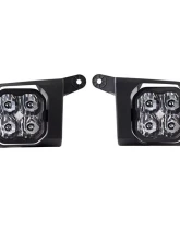 Diode Dynamics SS3 Max Type SV2 Kit ABL White SAE Fog Chevrolet Silverado 1500 | 2500 | 3500 2019-2021                                     - DD7127 - Image 3