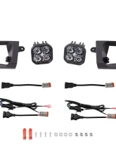 Diode Dynamics SS3 Max Type SV2 Kit ABL White SAE Fog Chevrolet Silverado 1500 | 2500 | 3500 2019-2021                                     - DD7127 - Image 8