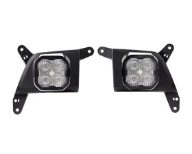 Diode Dynamics SS3 Max Type SV2 Kit ABL White SAE Fog Chevrolet Silverado 1500 | 2500 | 3500 2019-2021