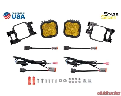 Diode Dynamics SS3 Max Type X Kit ABL White SAE Fog Subaru Legacy | WRX | STI 2008-2014 - DD7135