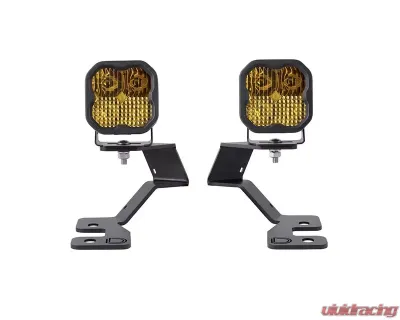 Diode Dynamics SS3 LED Ditch Light Kit Pro Yellow Combo Ford Bronco Sport 2021-2025 - DD7141