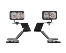 Diode Dynamics C2 2.0 LED Ditch Light Kit Sport White Combo/Driving Ford Bronco Sport 2021-2025