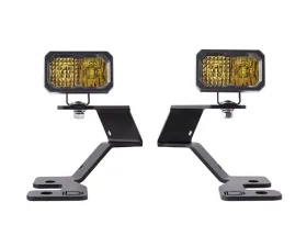 Diode Dynamics C2 2.0 LED Ditch Light Kit Sport Yellow Combo Ford Bronco Sport 2021-2025