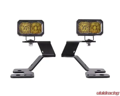 Diode Dynamics C2 2.0 LED Ditch Light Kit Sport Yellow Combo Ford Bronco Sport 2021-2025 - DD7143