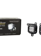 Diode Dynamics SSC1 Type FBS LED Fog Light Kit Yellow SAE Fog Ford Bronco Sport 2021                                     - DD7175 - Image 4
