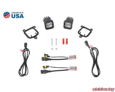 Diode Dynamics SSC1 Type FBS LED Fog Light Kit Yellow SAE Fog Ford Bronco Sport 2021 - DD7175