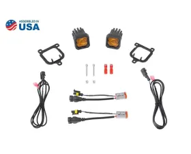 Diode Dynamics SSC1 Type FBS LED Fog Light Kit Yellow SAE Fog Ford Bronco Sport 2021