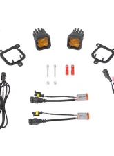 Diode Dynamics SSC1 Type FBS LED Fog Light Kit Yellow SAE Fog Ford Bronco Sport 2021                                     - DD7175 - Image 5