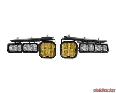 Diode Dynamics Stage Series Fog Pocket Kit Yellow Max Ford Bronco 2021-2022 - DD7183