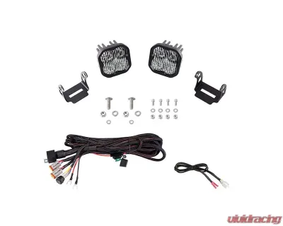 Diode Dynamics SS3 LED Ditch Light Kit Sport White Combo Ford Bronco 2021-2022 - DD7184