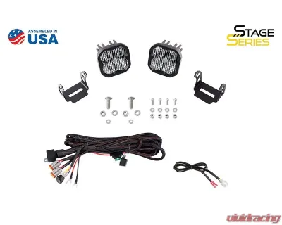 Diode Dynamics SS3 LED Ditch Light Kit Sport White Combo Ford Bronco 2021-2022 - DD7184