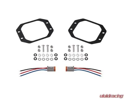 Diode Dynamics SS3 Backlit Flush Mounting Kit (PAIR) - DD7189P